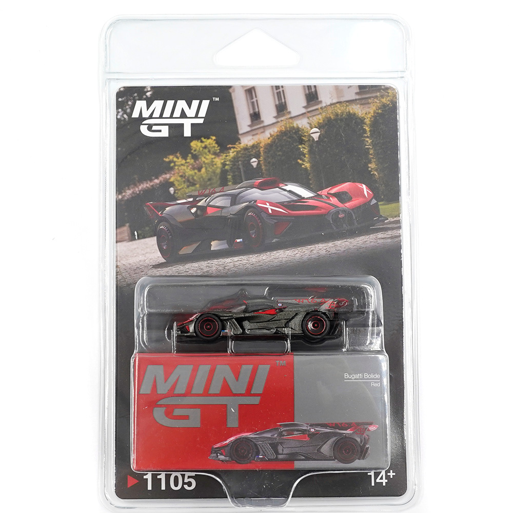 MINI GT BUGATTI BOLIDE RED
