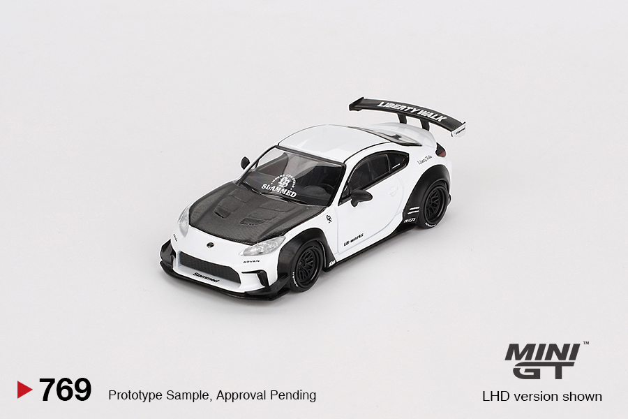 PREORDER MINI GT TOYOTA GR86 LB?NATION WHITE