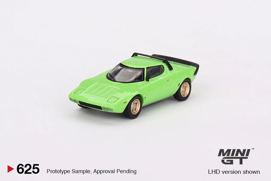 PREORDER MINI GT LANCIA STRATOS HF STRADALE VERDE CHIARO