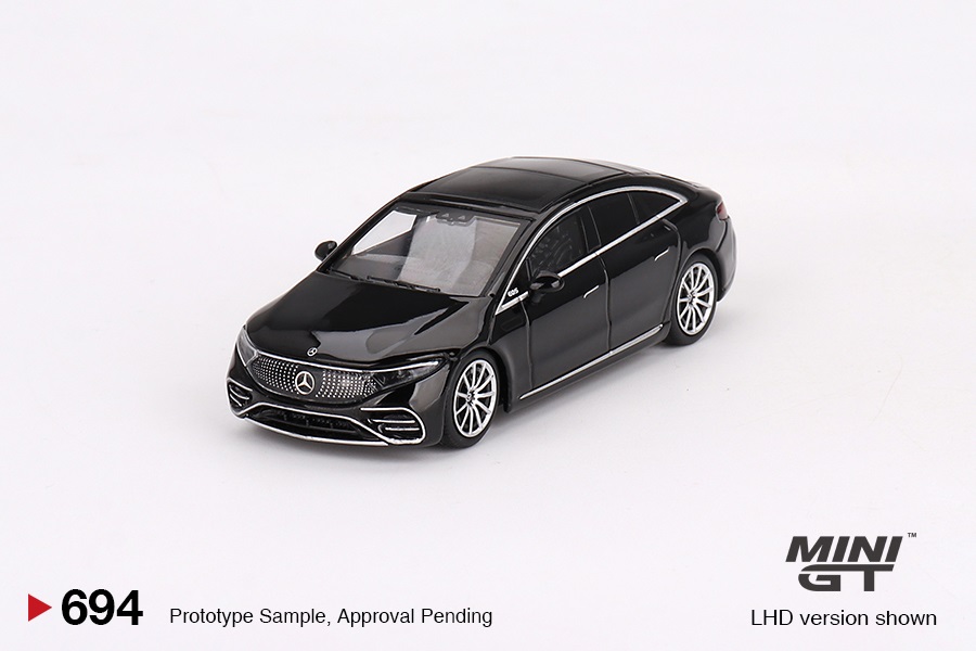 PREORDER MINI GT MERCEDES-BENZ EQS 580 4MATIC BLACK