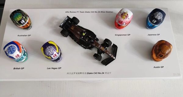 ALFA ROMEO C43 24 ZHOU GUANYU 2023 F1 LAS VEGAS GP SET