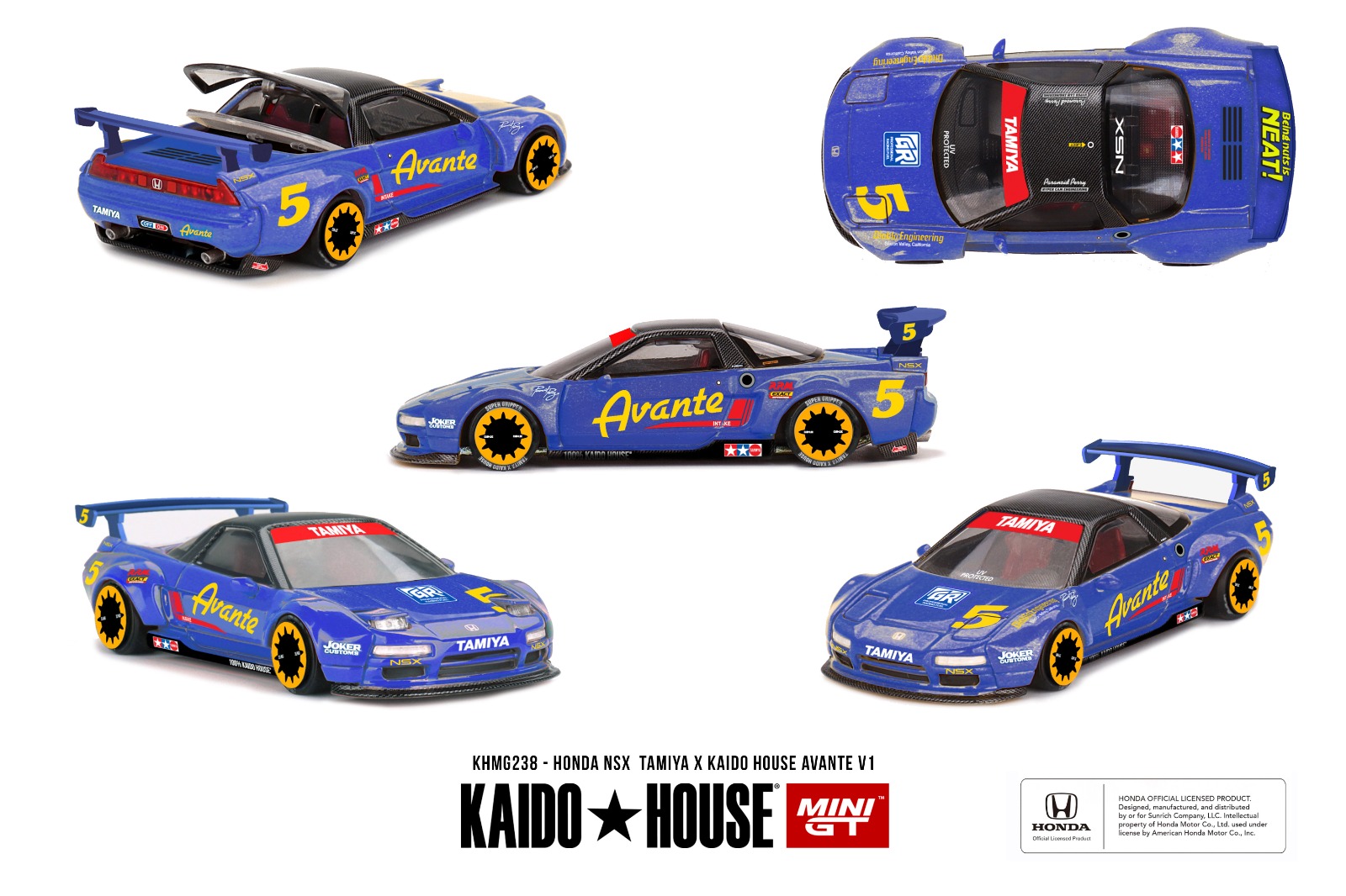 PREORDER HONDA NSX TAMIYA X KAIDO HOUSE AVANTE V1