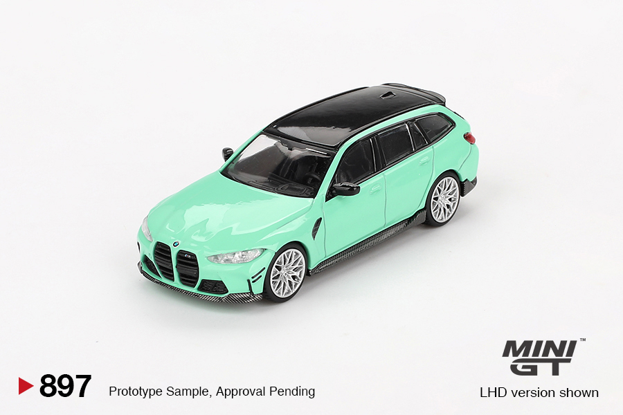 PREORDER MINI GT BMW M3 M PERFORMANCE TOURING MINT GREEN