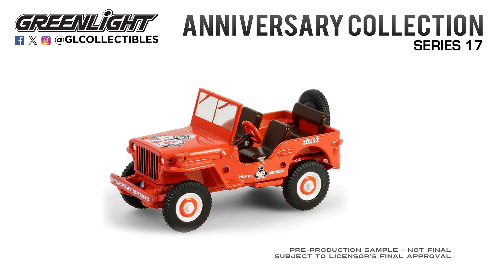1944 WILLYS MB - SMOKEY BEAR 80TH ANNIVERSARY