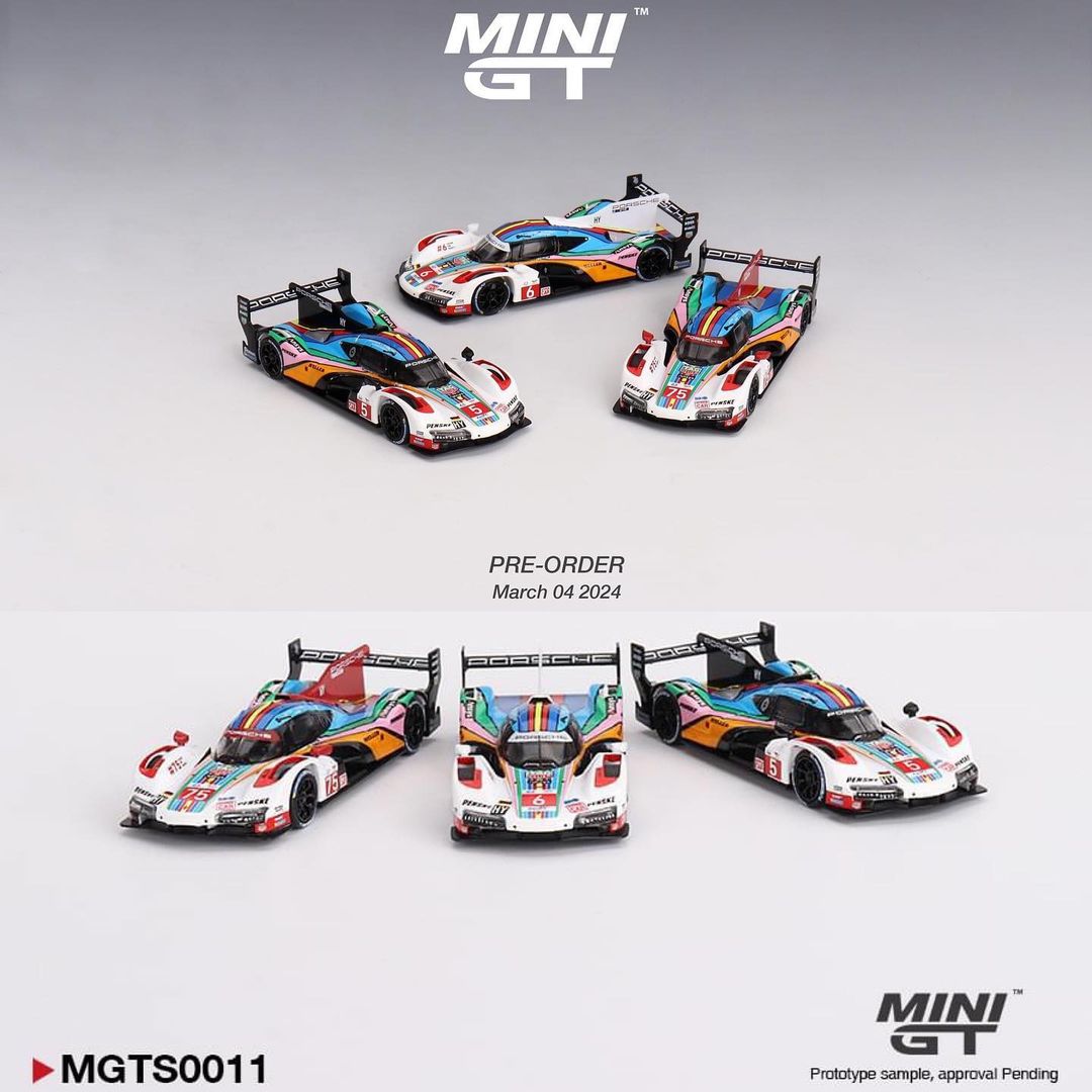 PREORDER MINI GT PORSCHE 963 PORSCHE PENSKE MOTORSPORT SET