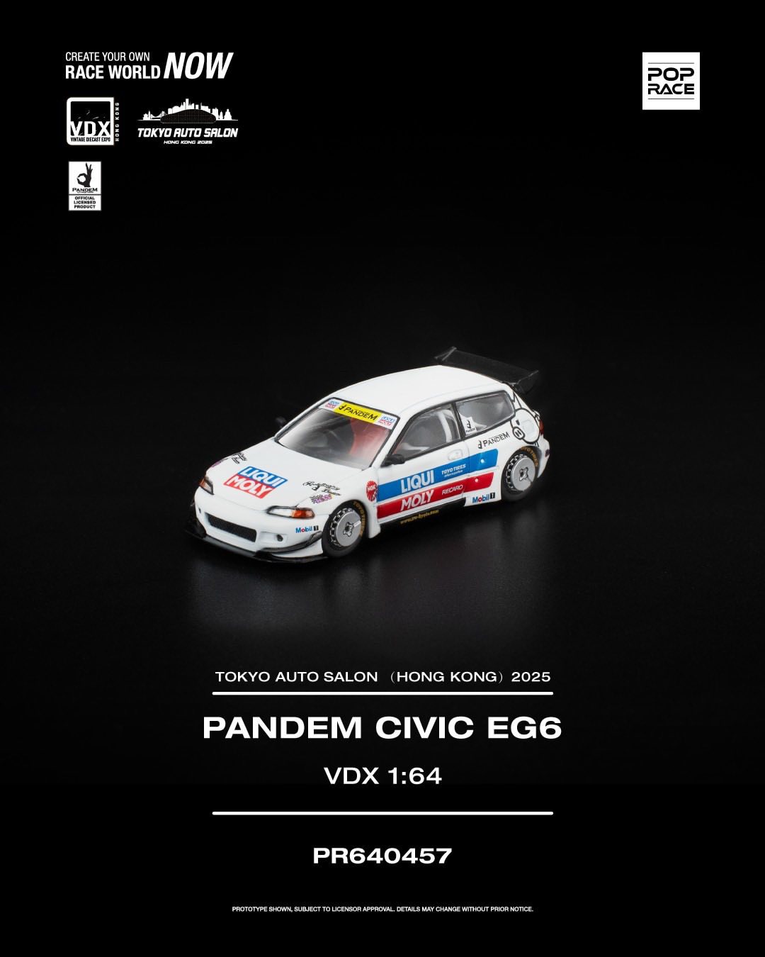 POP RACE X VDX PANDEM CIVIC EG6 2025 HONG KONG TOKYO AUTO SALON