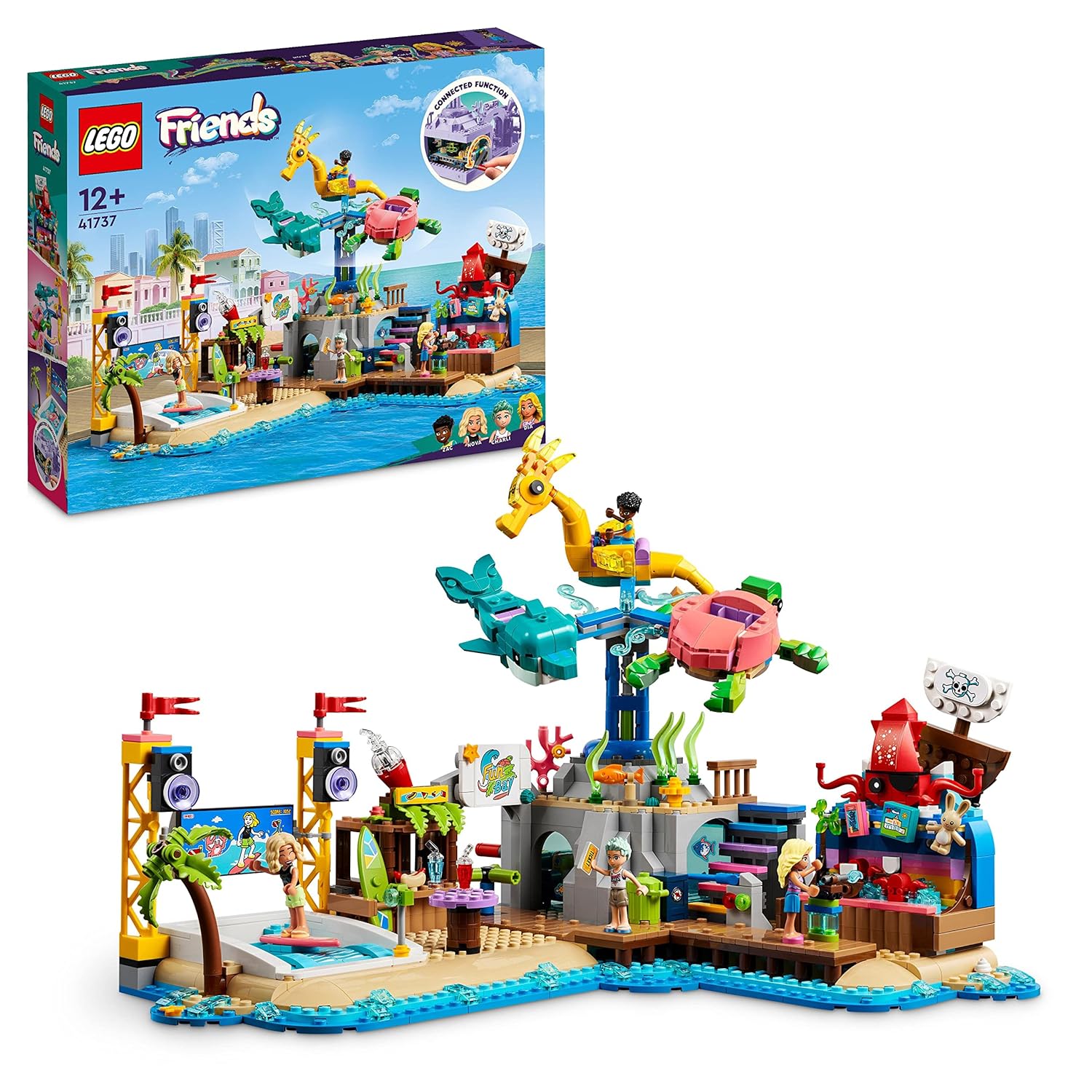 LEGO FRIENDS BEACH AMUSEMENT PARK 41737 BUILDING TOY SET 1348 PIECES