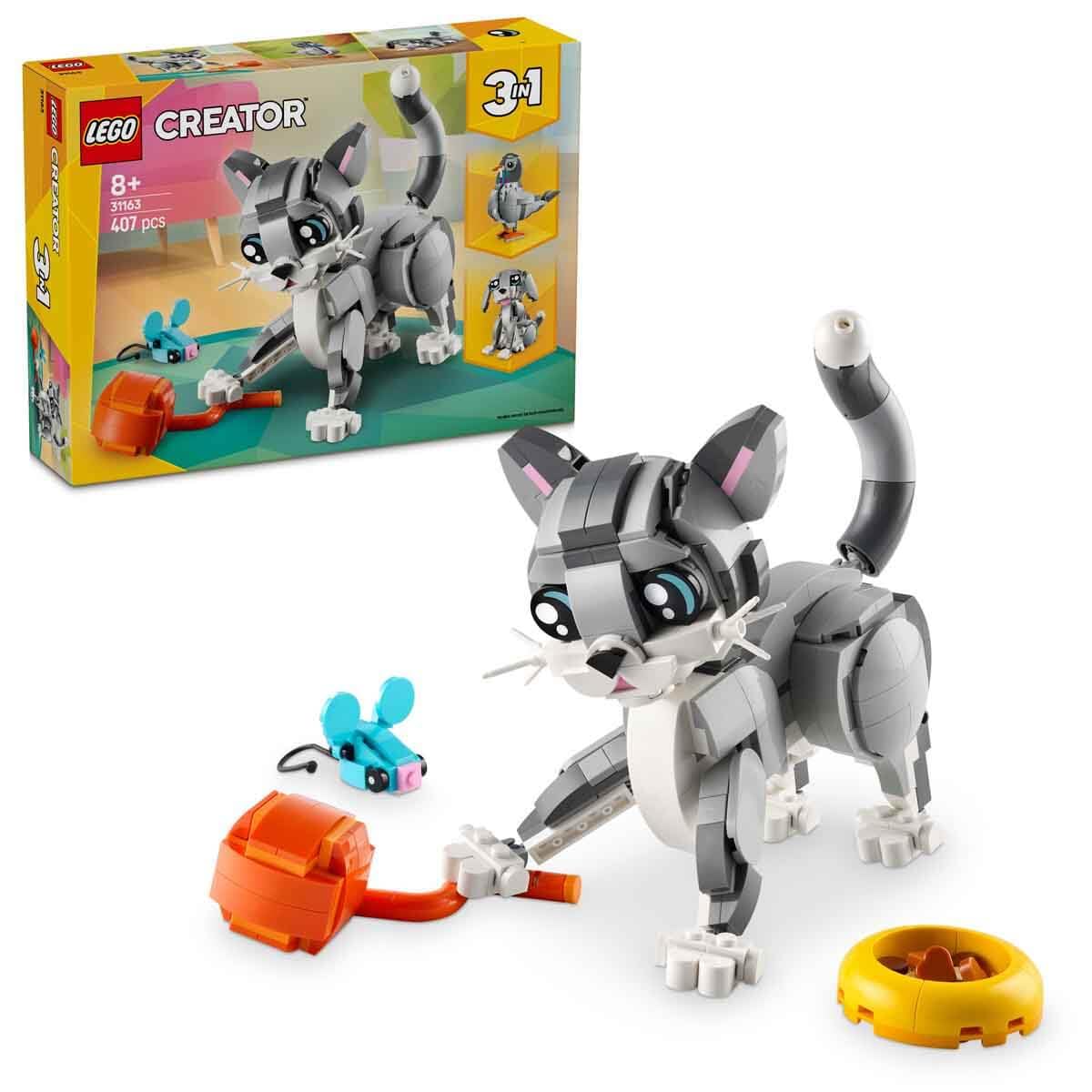 LEGO CREATOR 3IN1 PLAYFUL CAT PET TOY ANIMAL PLAYSET BUILDING 