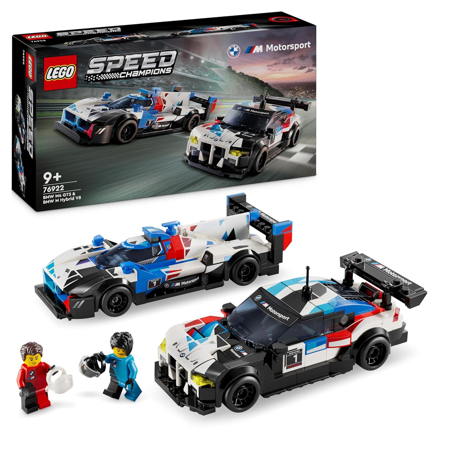 LEGO SPEED CHAMPIONS BMW M4 GT3  BMW M HYBRID V8 RACE CARS 