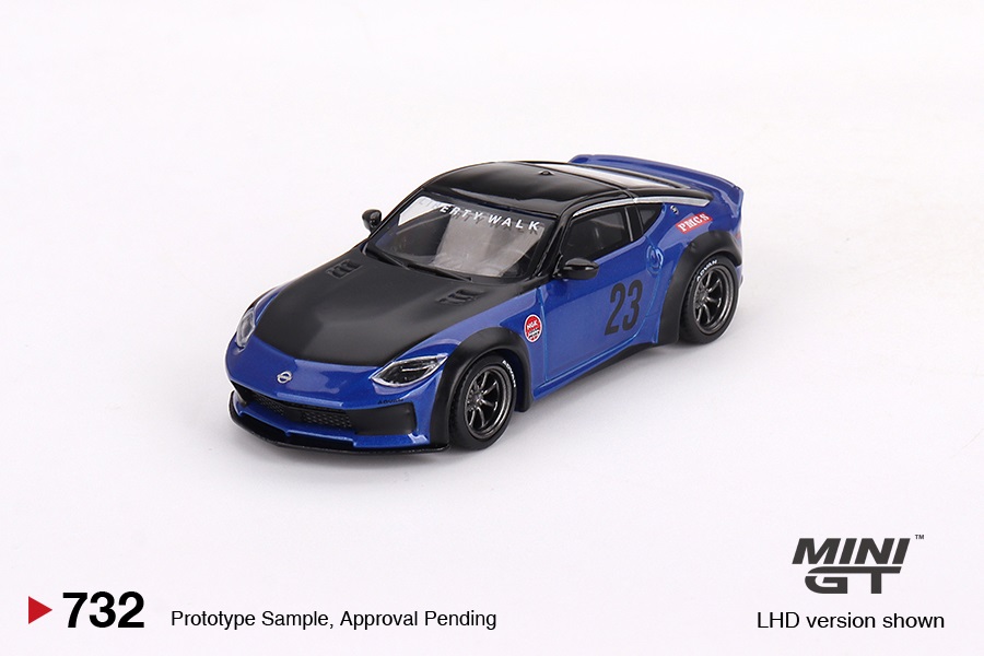 PREORDER MINI GT NISSAN Z LB?NATION WORKS SERIAN BLUE