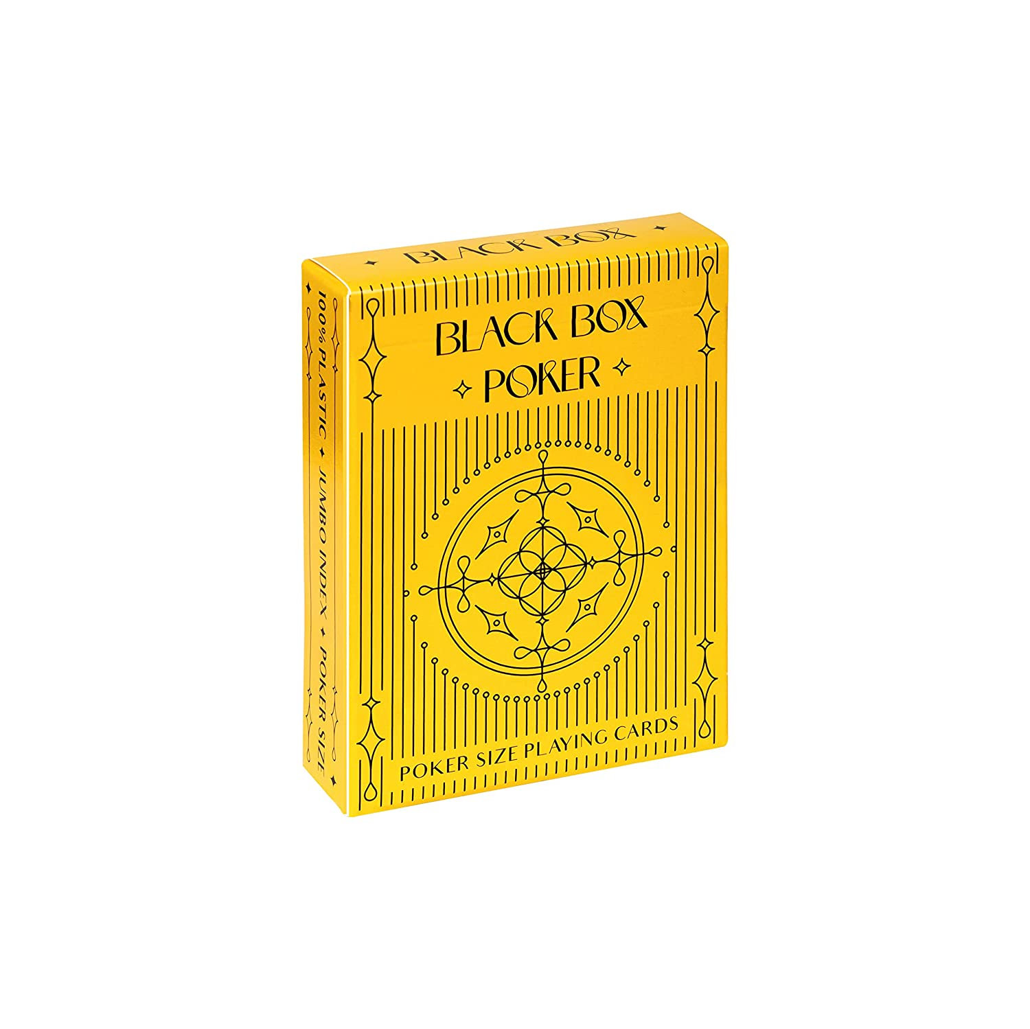 BLACK BOX POKER MODERN MUSTARD PLAYING CARDS