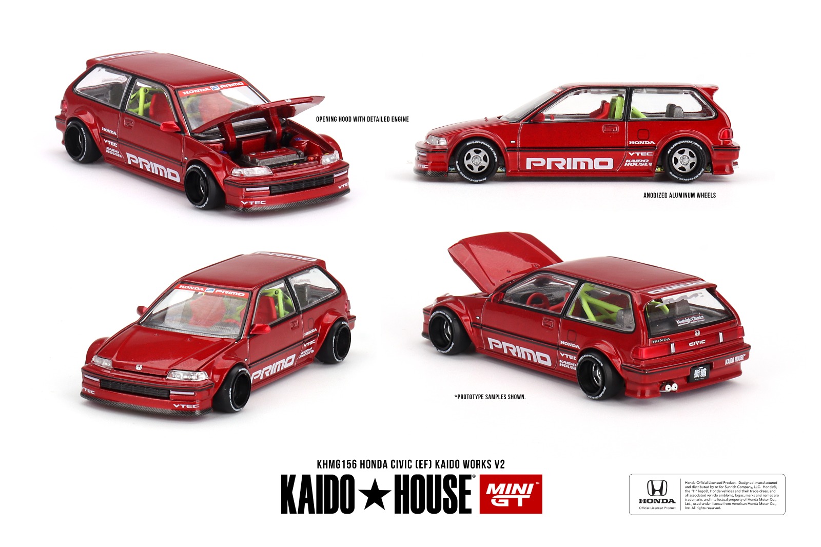 MINI GT HONDA CIVIC EF KAIDO WORKS V2