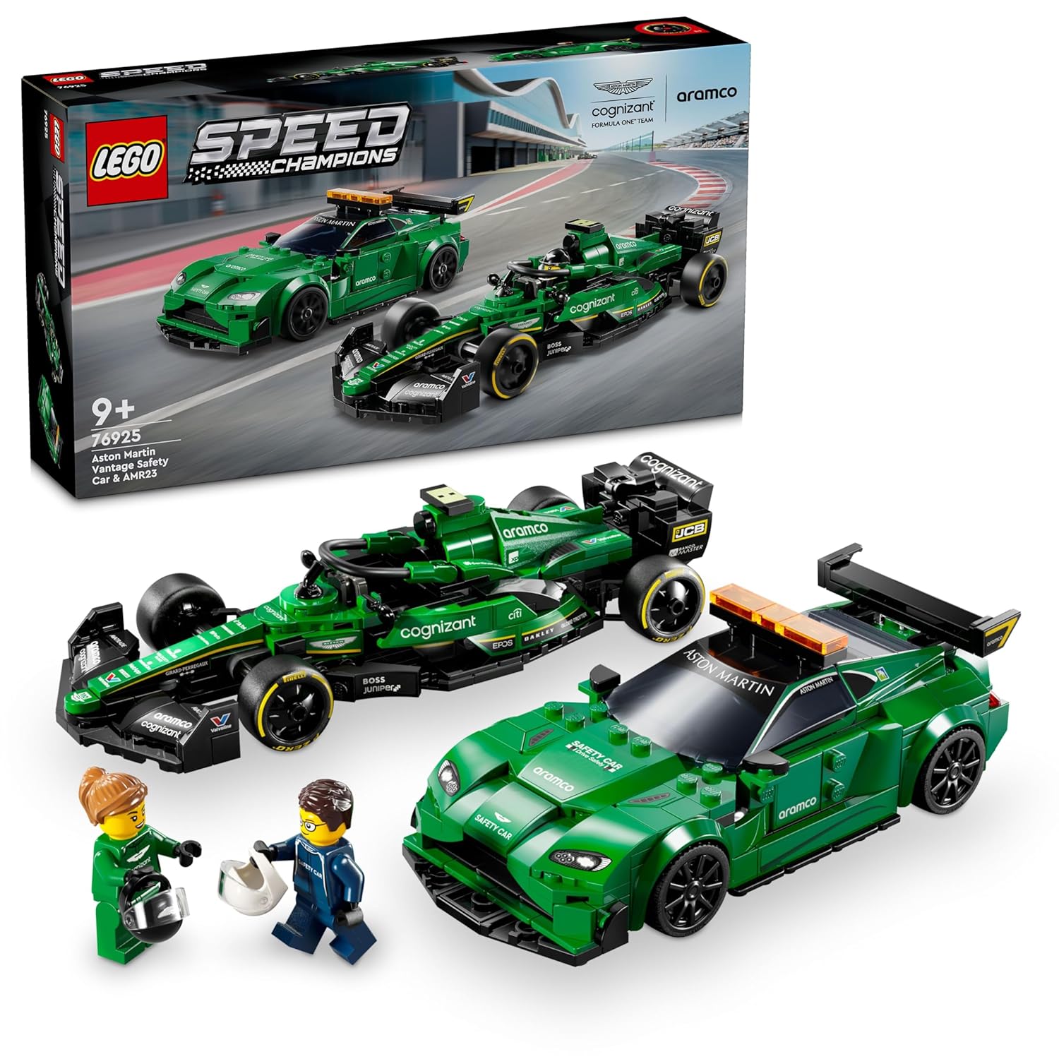 LEGO SPEED CHAMPIONS ASTON MARTIN SAFETY CAR  AMR23 BUILDING BLOCKS T