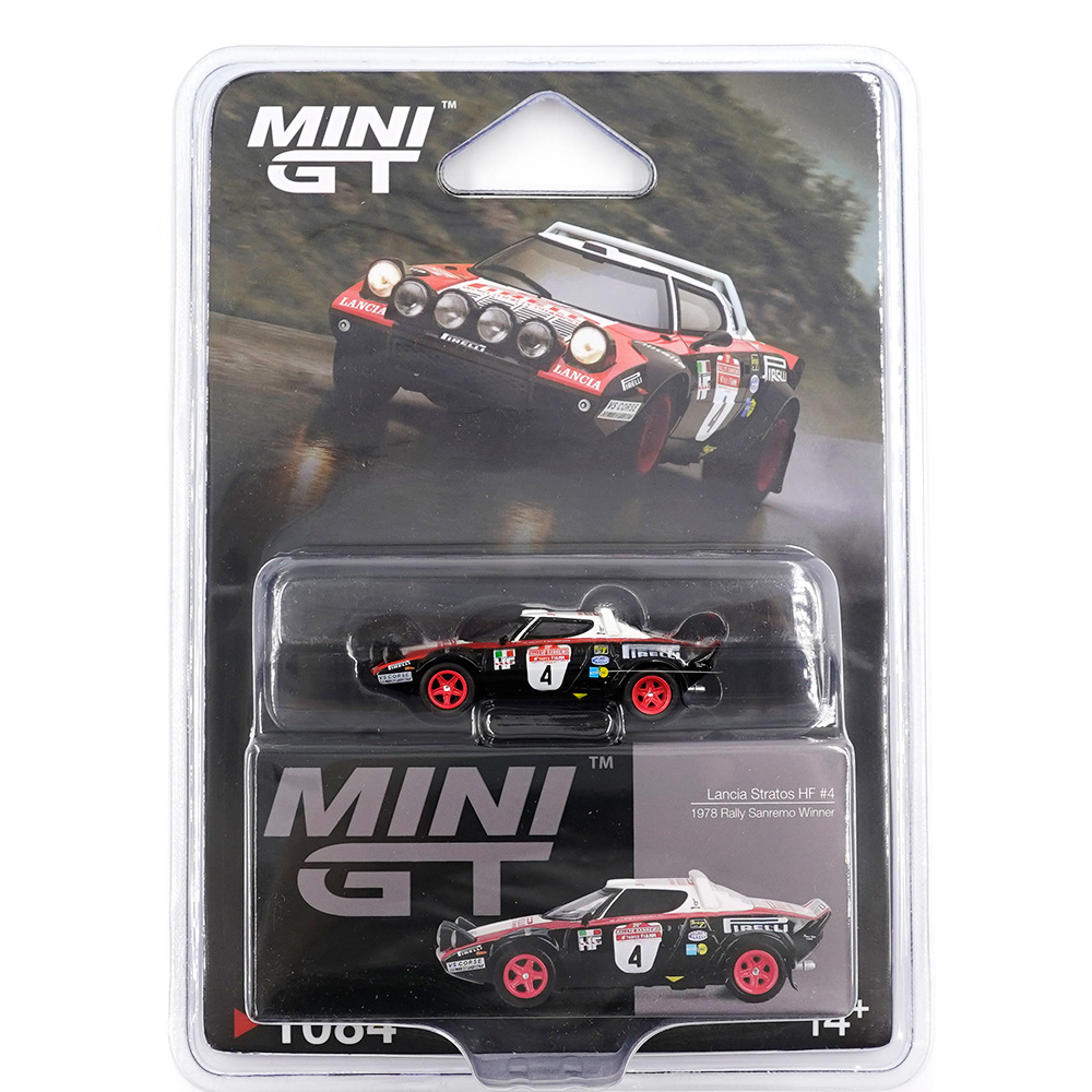 MINI GT LANCIA STRATOS HF 4 1978 RALLY SANREMO WINNER
