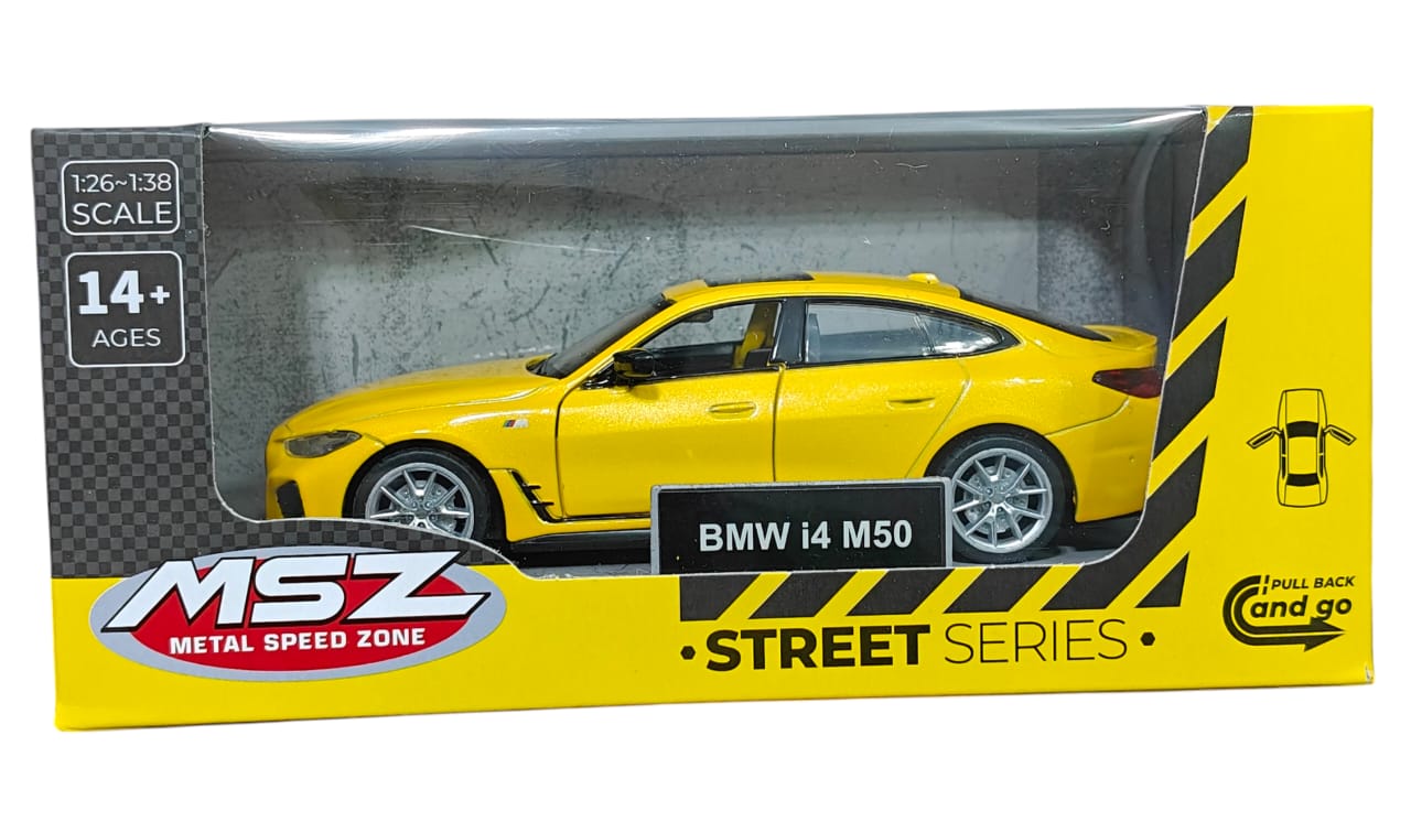 BMW I4 M50 YELLOW