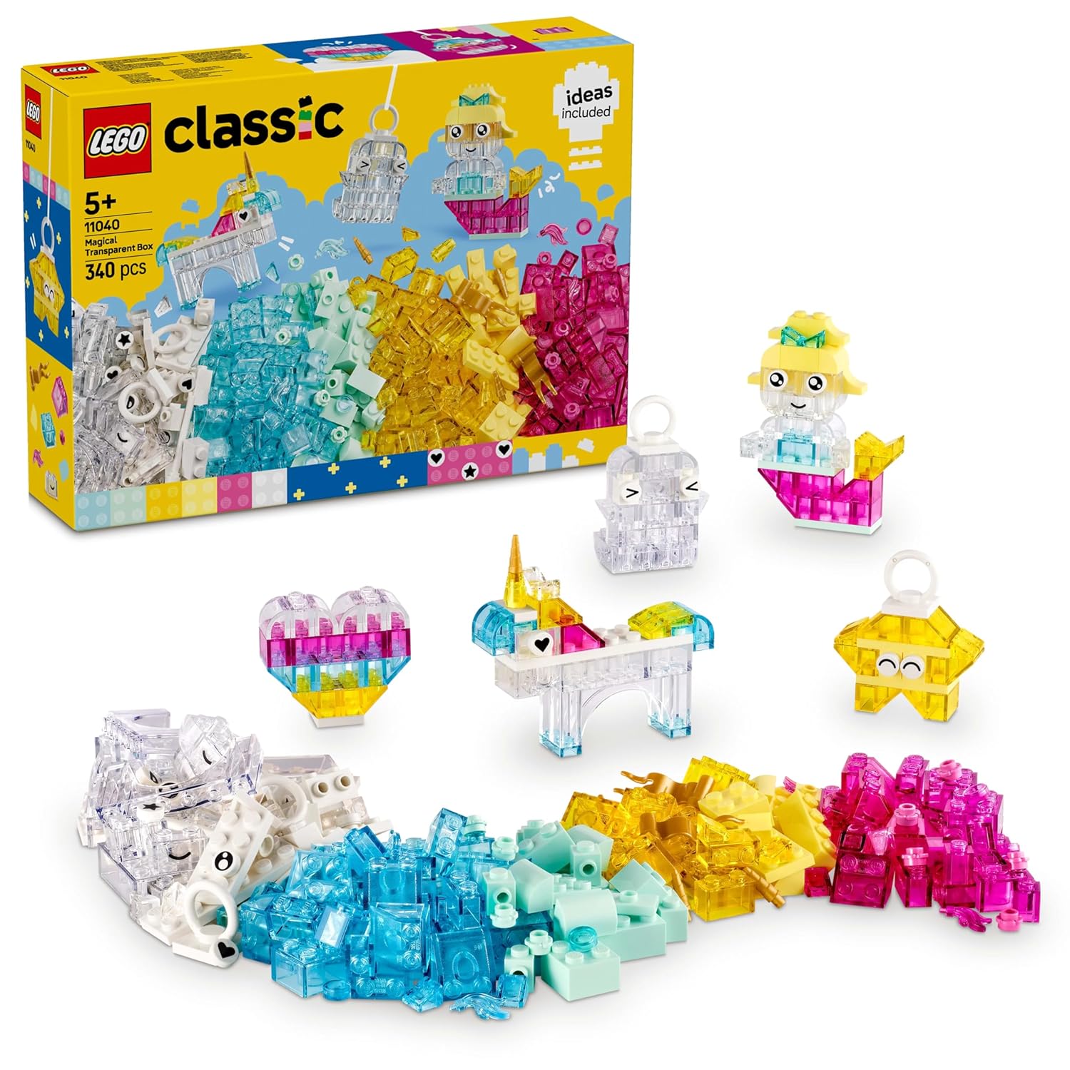 LEGO CLASSIC MAGICAL TRANSPARENT BOX