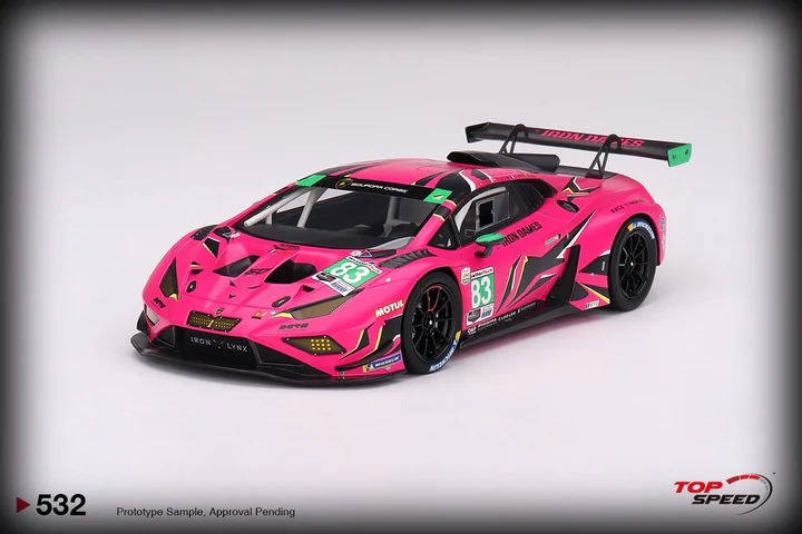 LAMBORGHINI HURACAN GT3 EVO2 83 IRON DAMES IMSA DAYTONA 24 HRS 2023