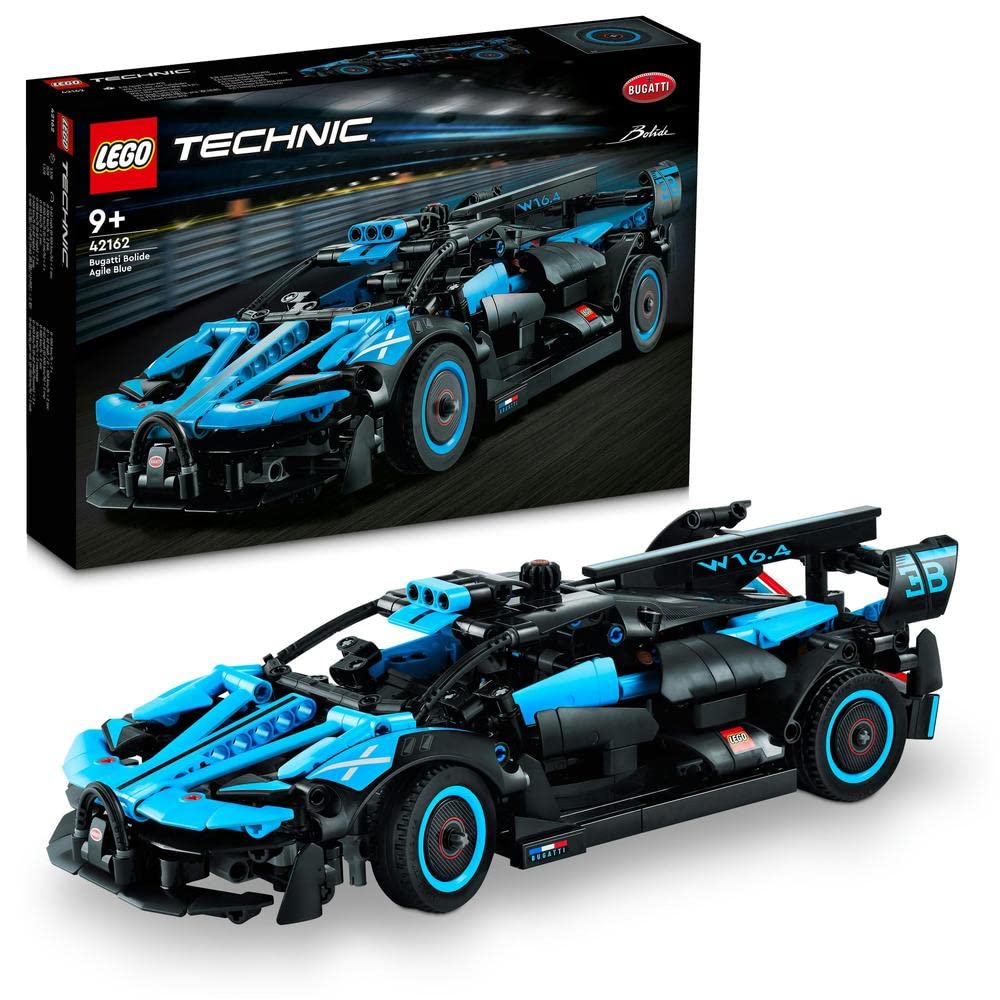 LEGO TECHNIC BUGATTI BOLIDE AGILE BLUE  BUILDING TOY SET 905 PIECES 