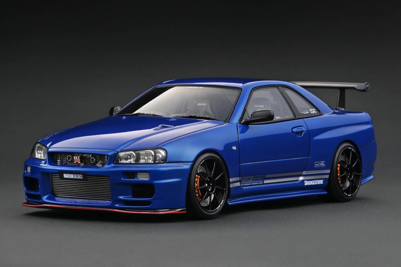 TOP SECRET 34GTR BNR34 BLUE METALLIC