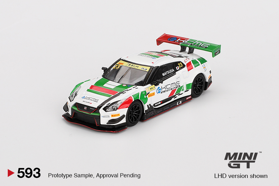 PREORDER MINI GT NISSAN GTR NISMO GT3 23 KCMG 2018 FIA GT WORLD CUP 