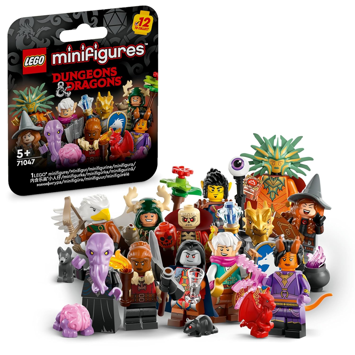 LEGO MINIFIGURES DUNGEONS  DRAGONS TOYS 9 PIECES