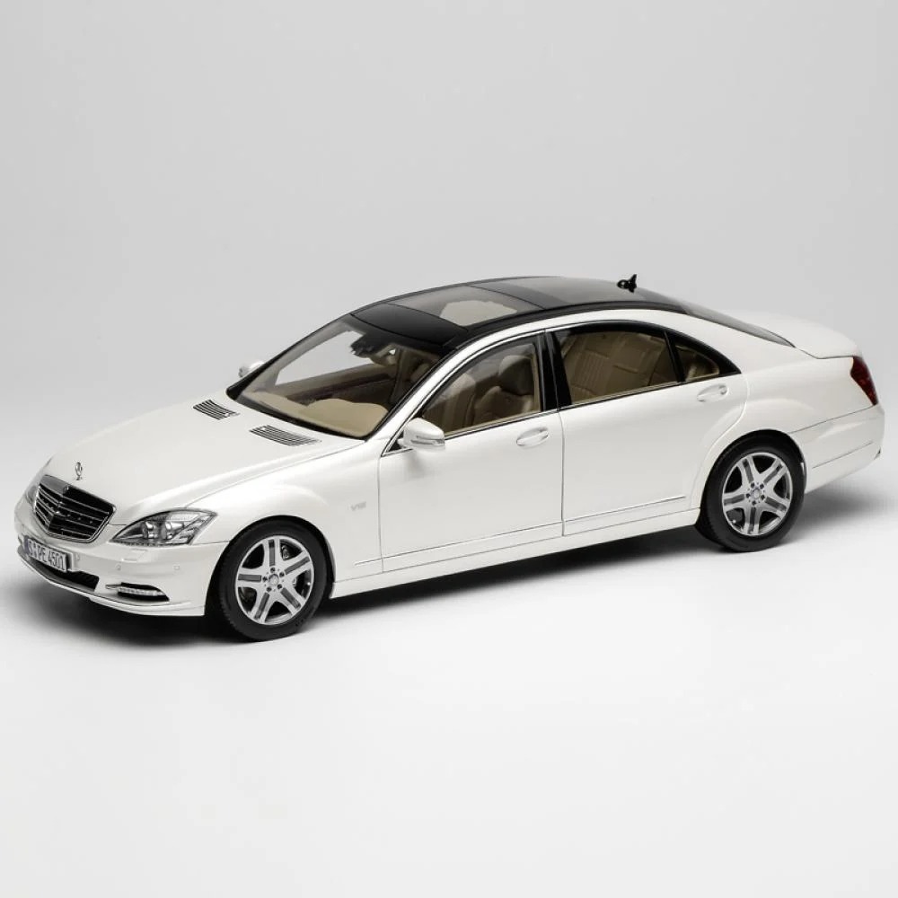 MERCEDES-BENZ S-CLASS S600L W221 DIAMOND WHITE 
