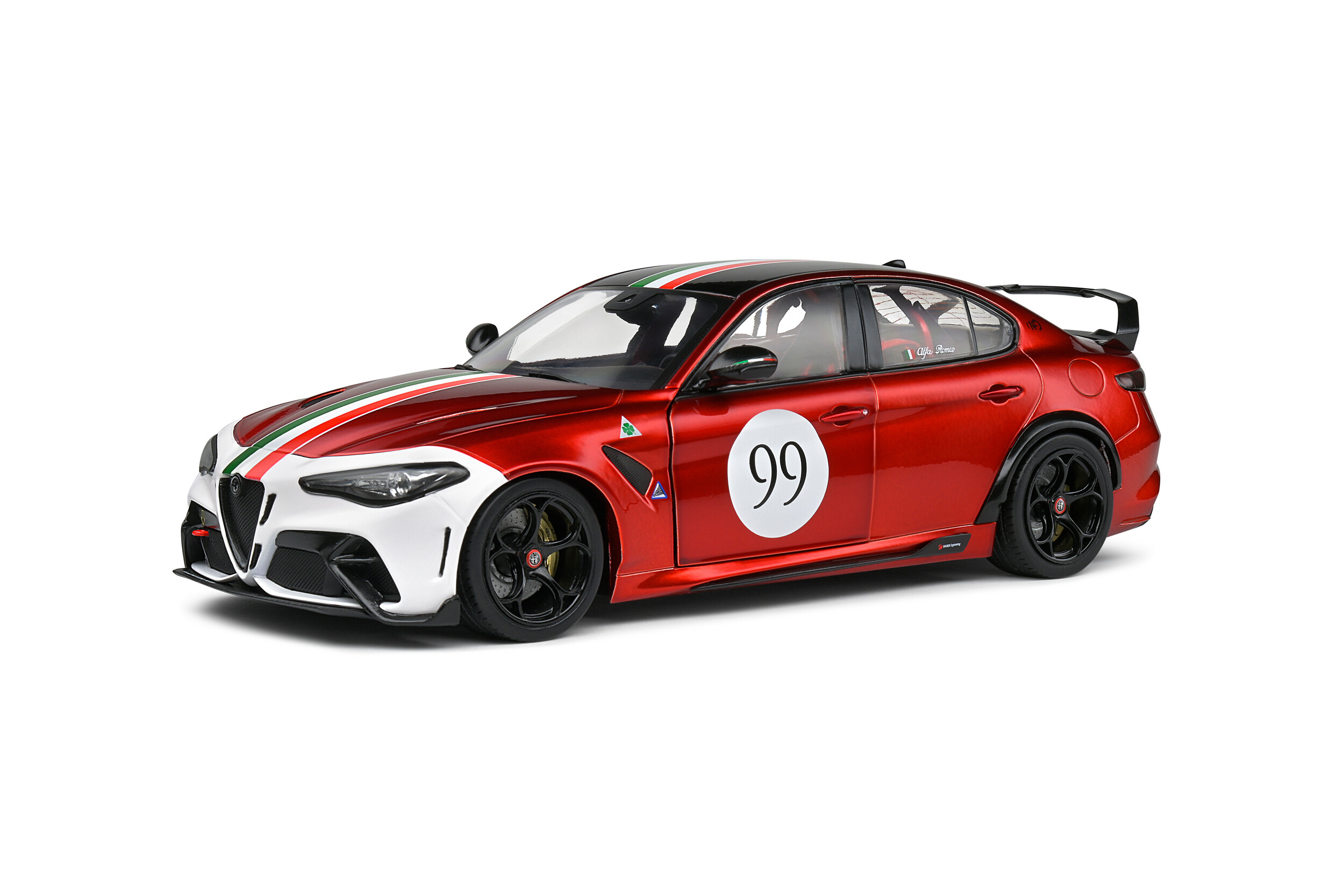 ALFA ROMEO GIULIA GTA-M TRICOLORE MUGELLO 1969 LIVERY RED 2022 S1806904