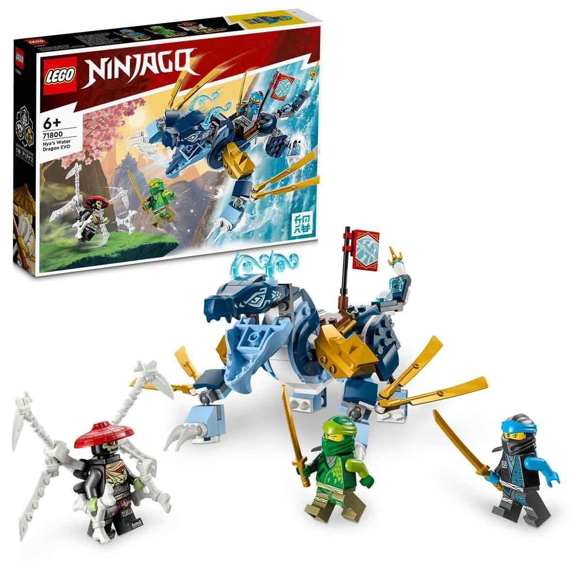 LEGO NINJAGO NYAS WATER DRAGON EVO BUILDING TOY SET 173 PIECESMULTIC