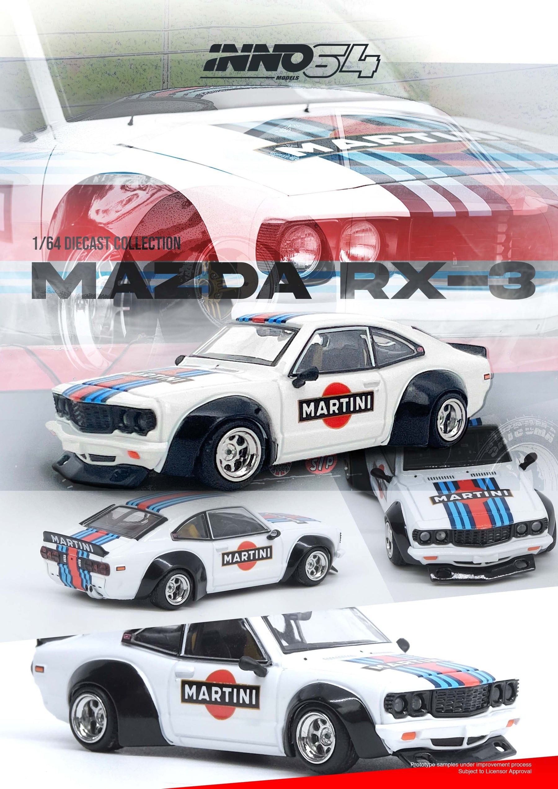 MAZDA SAVANNA RX3 MARTINI RACING LIVERY