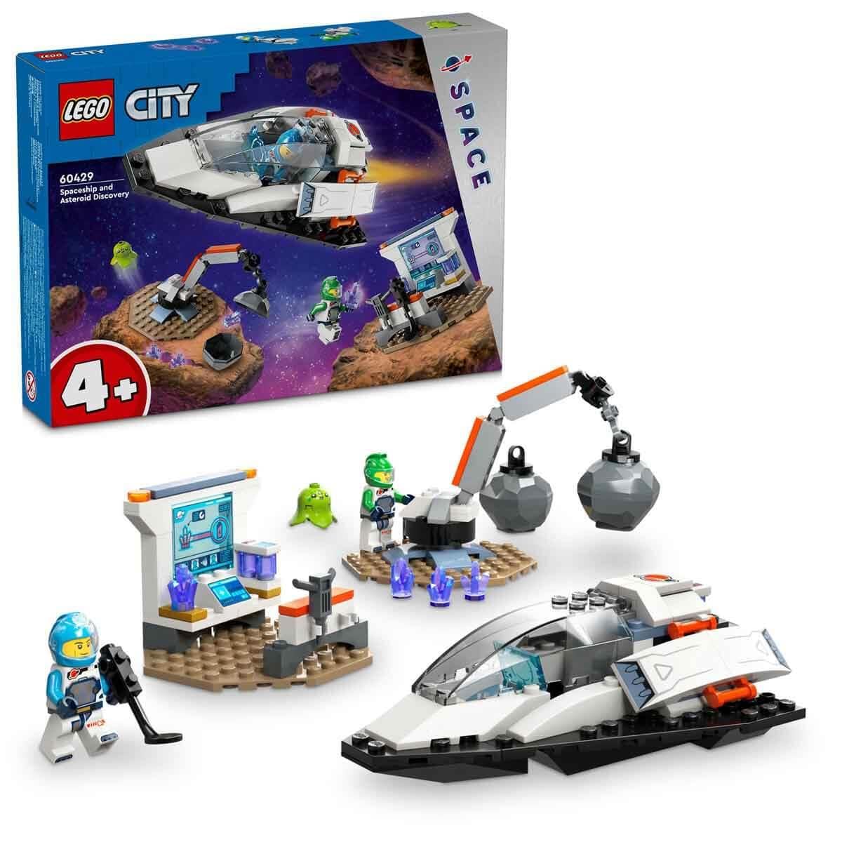 LEGO CITY SPACESHIP AND ASTEROID DISCOVERY SET 126 PIECES