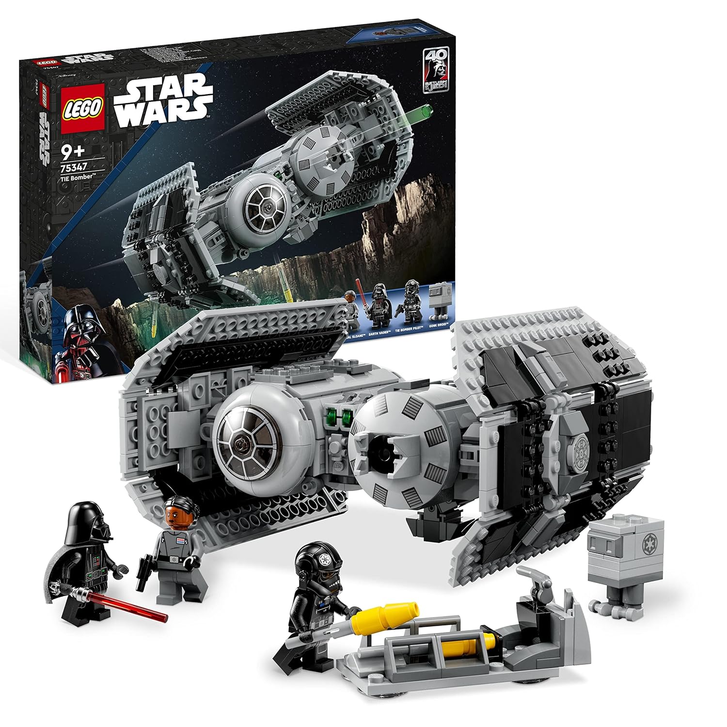 LEGO STAR WARS TIE BOMBER 75347 BUILDING TOY SET 625 PIECES