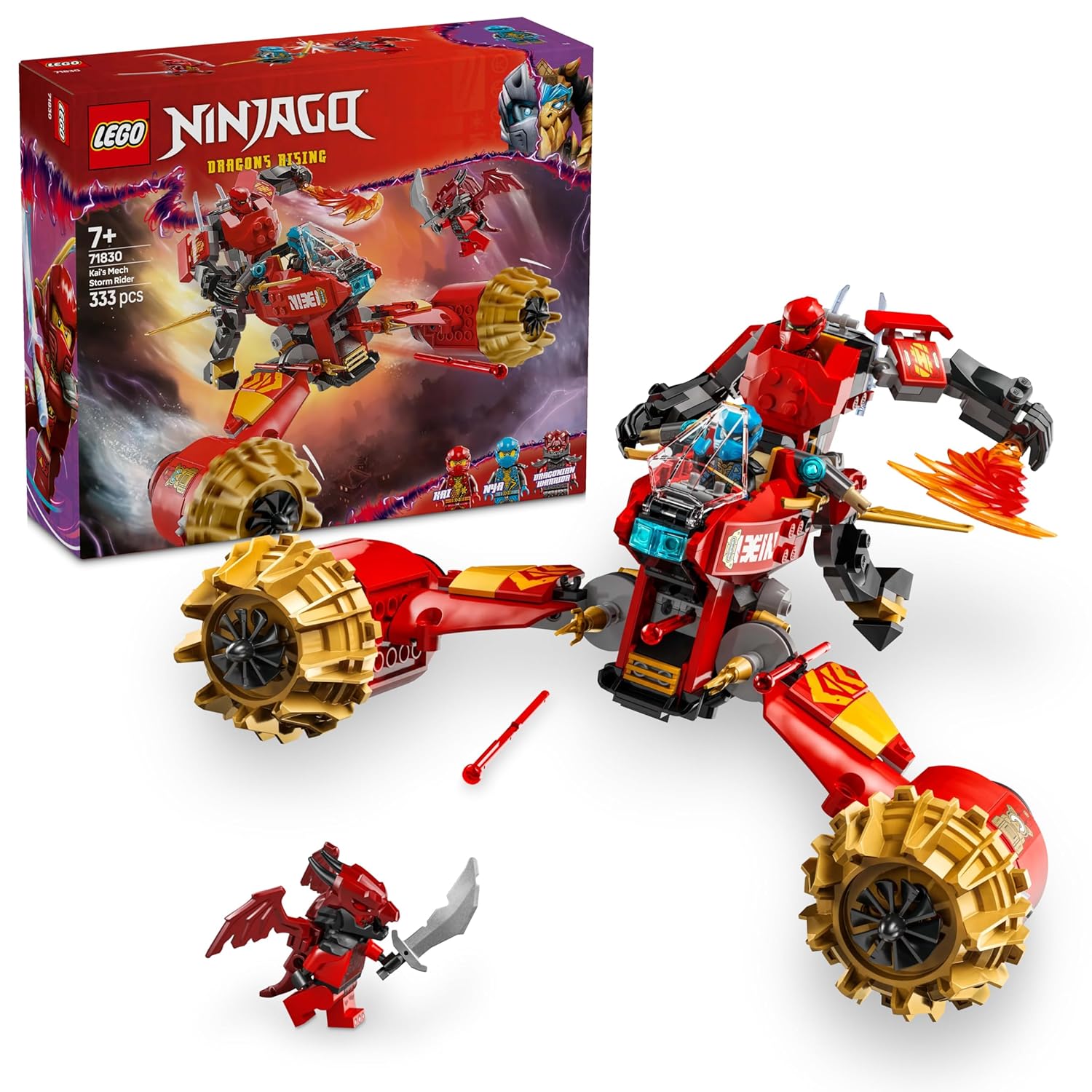LEGO NINJAGO KAI’S MECH STORM RIDER COMBO NINJA