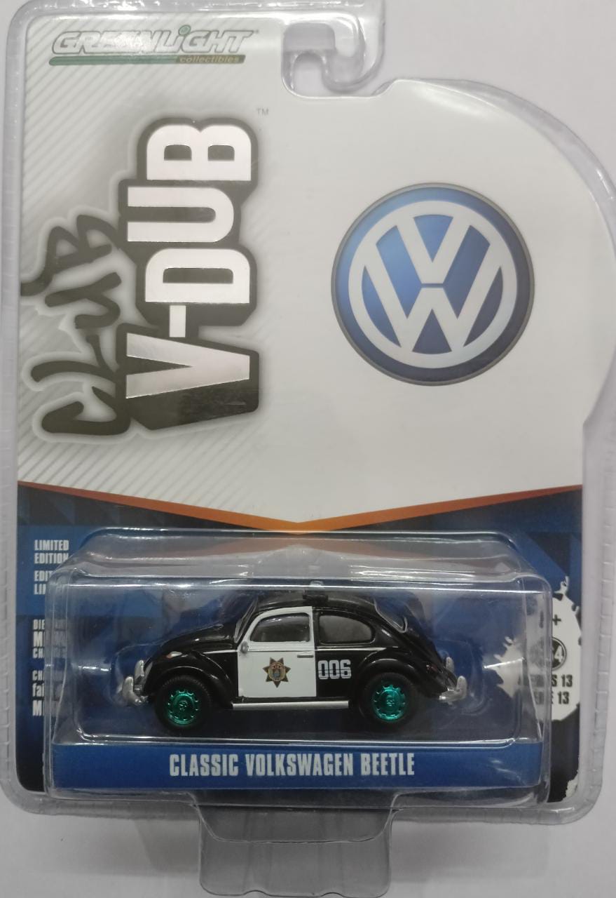 CLASSIC VOLKSWAGEN BEETLE CHASE - 006, MEXICO POLICE 