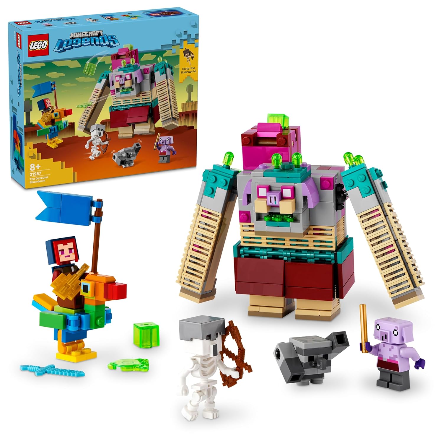 LEGO MINECRAFT LEGENDS THE DEVOURER SHOWDOWN 420 PIECES