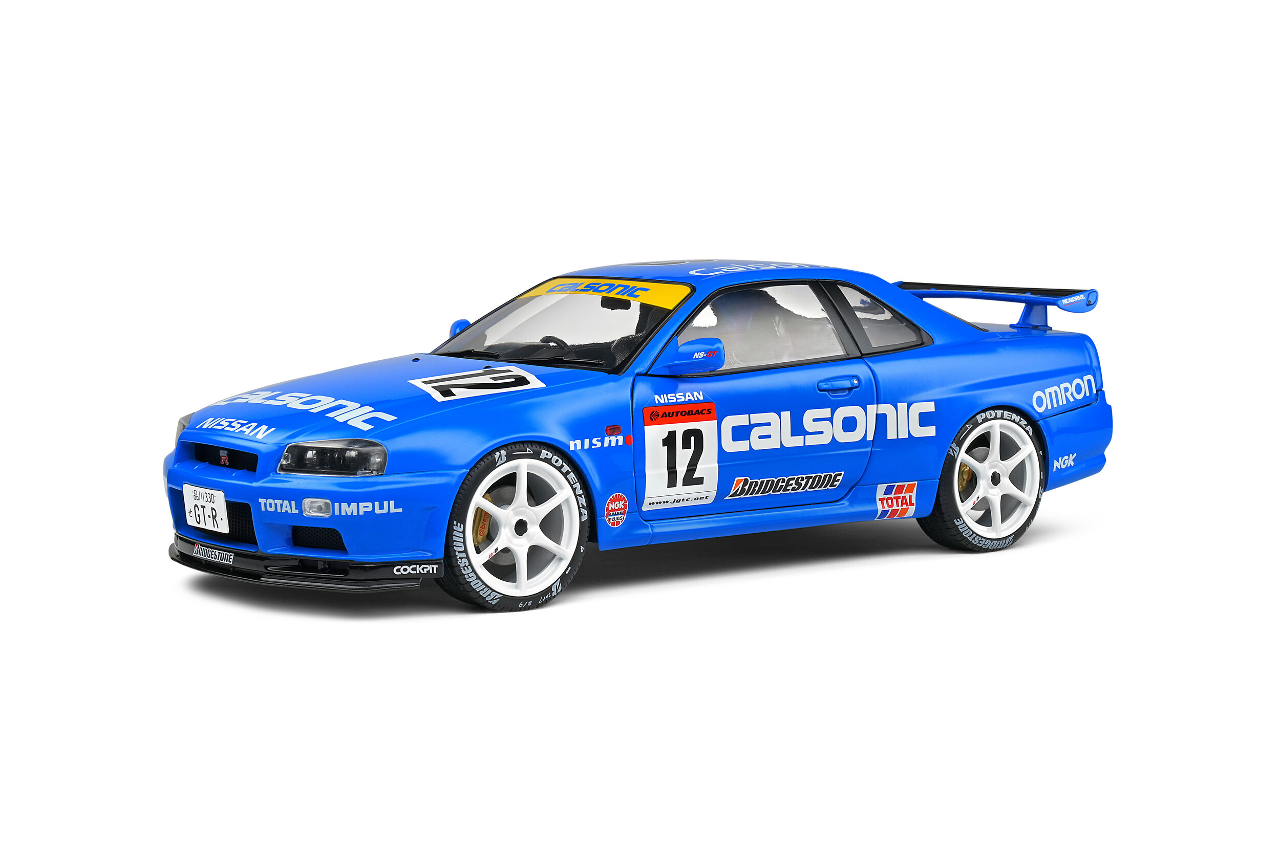 NISSAN GTR R34 STREETFIGHTER CALSONIC TRIBUTE BLUE 2000 S1804307