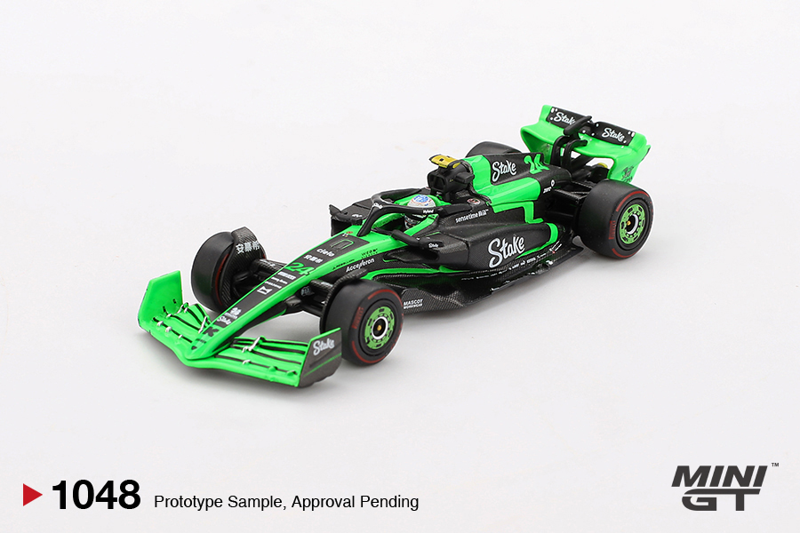 PREORDER MINI GT KICK SAUBER C44 24 GUANYU ZHOU  2024 F1 2024 CHINESE