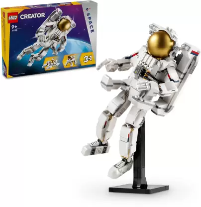 LEGO CREATOR SPACE ASTRONAUT 3IN1 TOY SET 647 PIECES
