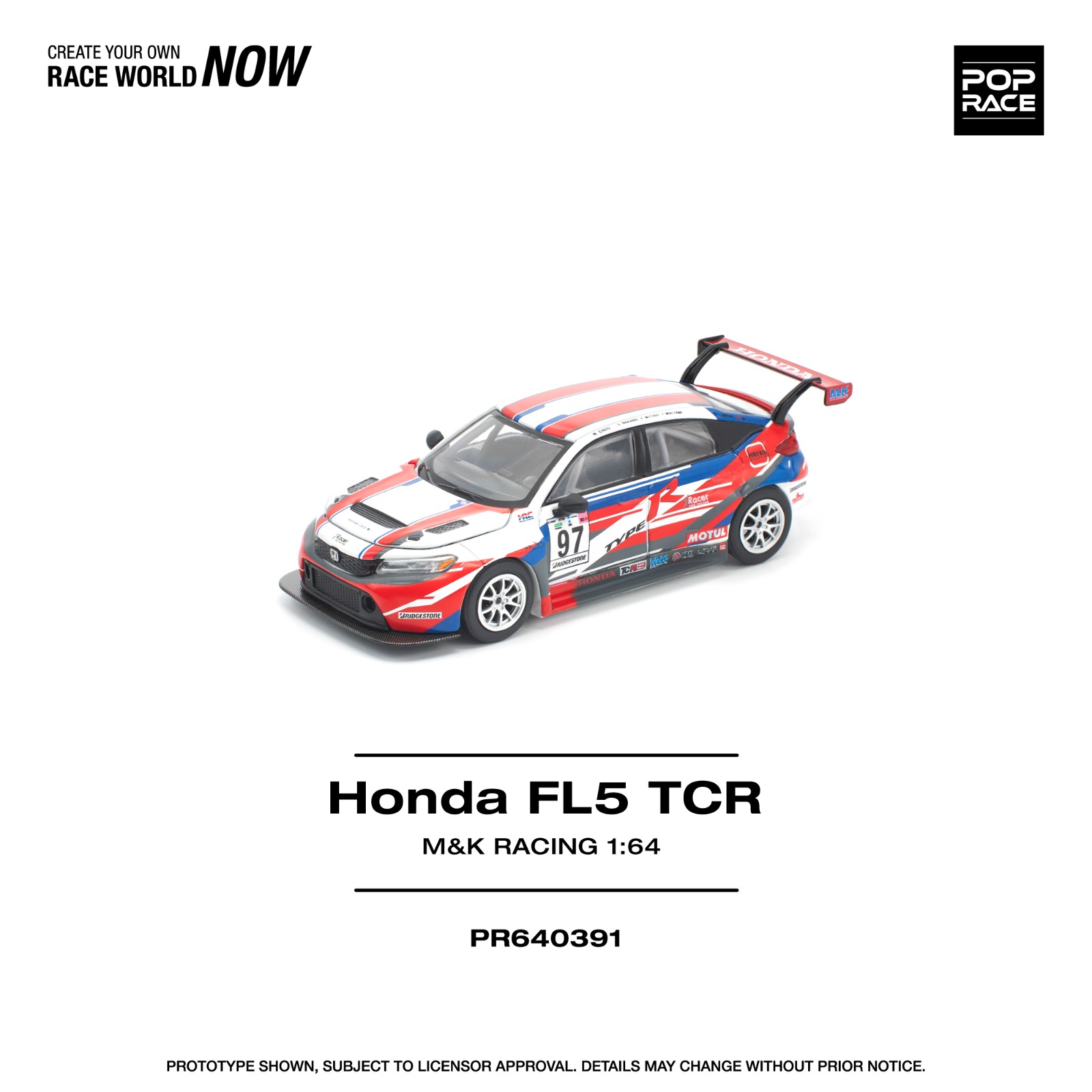 PREORDER HONDA CIVIC TYPER FL5 TCR  MK RACING