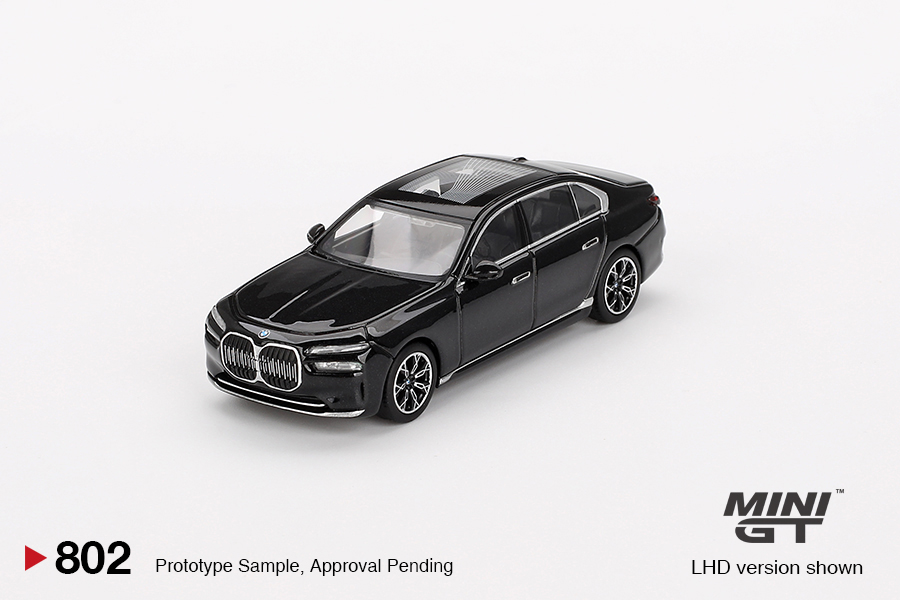 PREORDER MINI GT BMW I7 EDRIVE50 BLACK SAPPHIRE