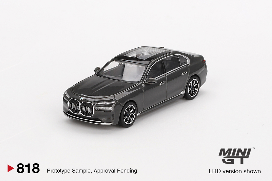 PREORDER MINI GT BMW I7 XDRIVE60 DRAVIT GREY