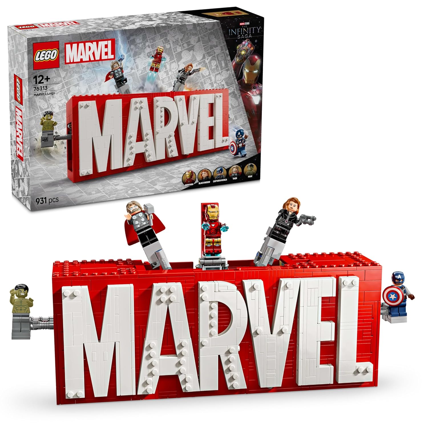 LEGO MARVEL MARVEL LOGO  MINIFIGURES COLLECTIBLE