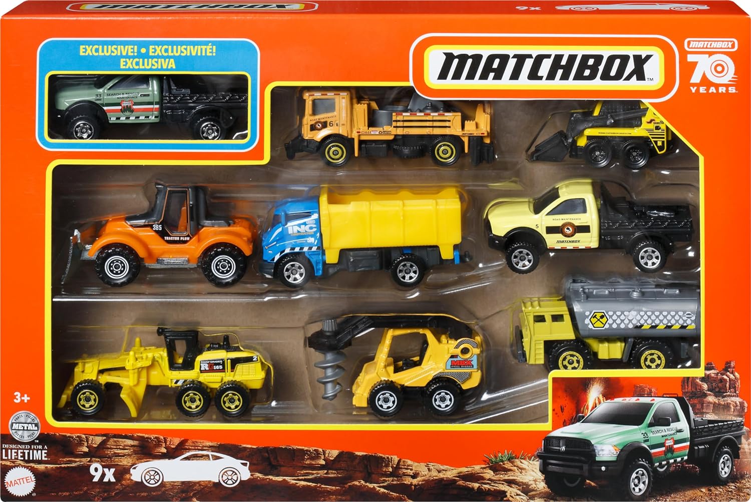 MATCHBOX CONSTRUCTION VEHICLES GIFT PACK