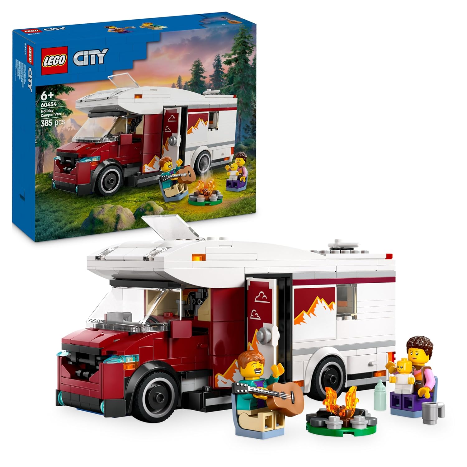 LEGO CITY HOLIDAY ADVENTURE CAMPER VAN TOY VEHICLE SET 