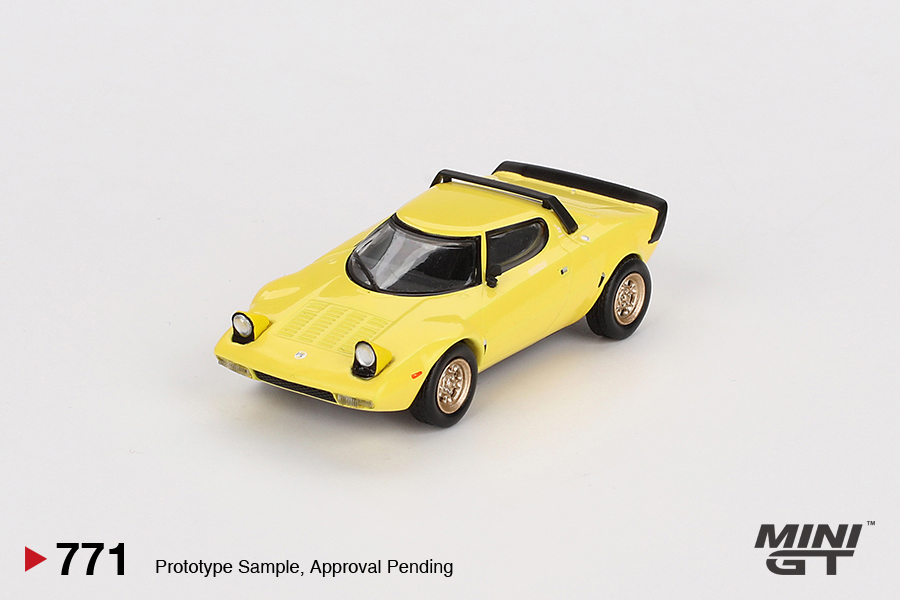 PREORDER MINI GT LANCIA STRATOS HF STRADALE GIALLO FLY