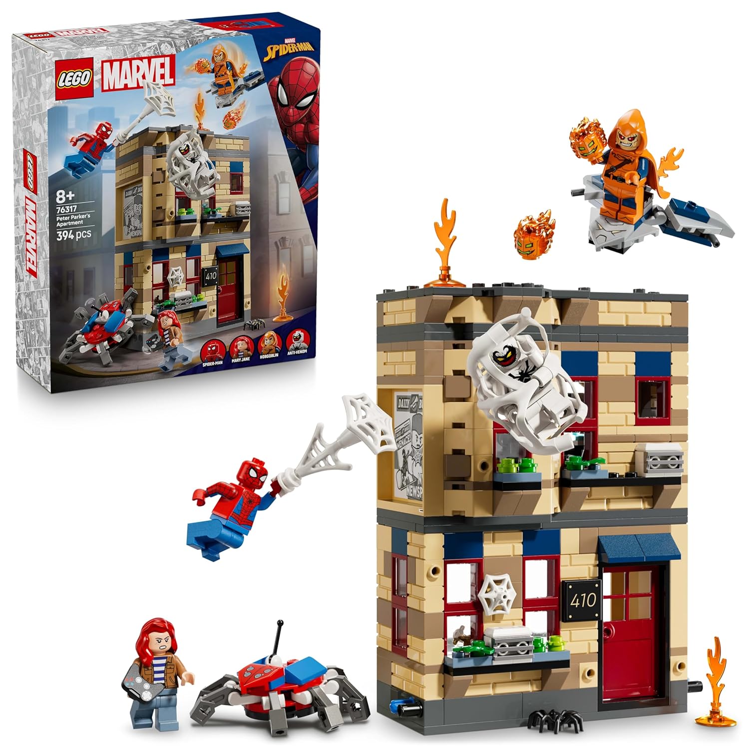 LEGO MARVEL PETER PARKER’S APARTMENT SUPER HERO BATTLE 