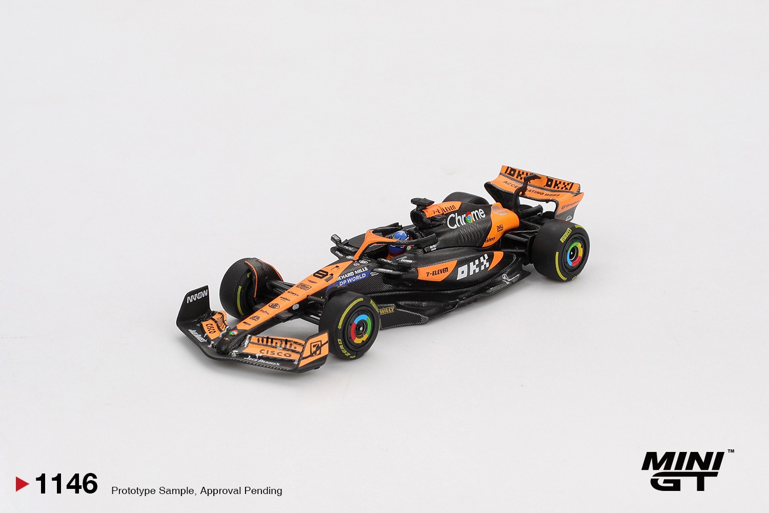 PREORDER MINI GT MCLAREN MCL38 81 OSCAR PIASTRI 2024 F1 2024 HUNGARIAN