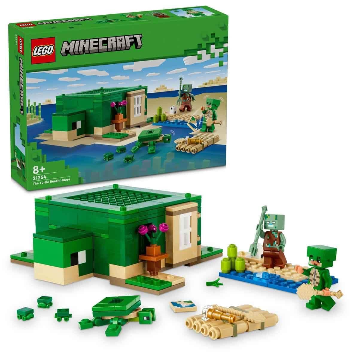 LEGO MINECRAFT THE TURTLE BEACH HOUSE MODEL 234 PIECES