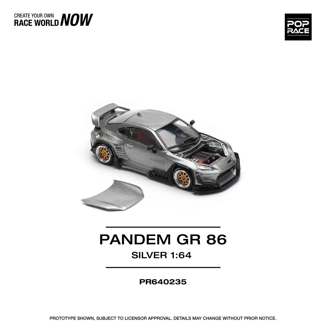 PANDEM GR86 SILVER NEW TOOLING