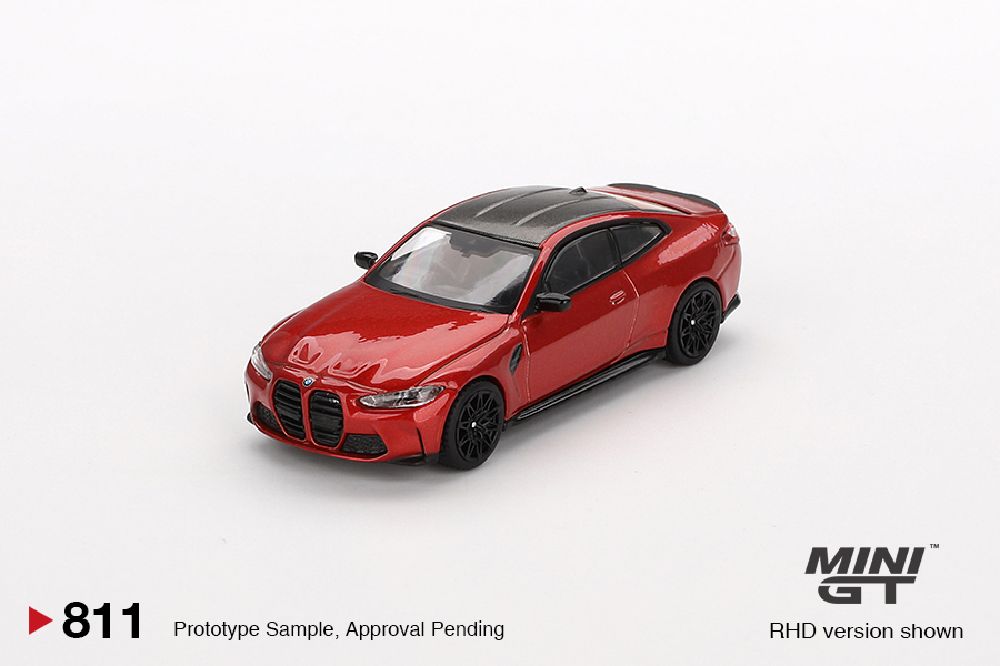 PREORDER MINI GT BMW M4 COMPETITION G82 SAHKIR ORANGE