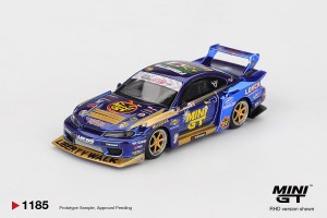 NISSAN LBSUPER SILHOUETTE S15 SILVIA 555 TEAM MINI GT LIBERTY WALK 